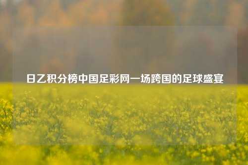 日乙积分榜中国足彩网一场跨国的足球盛宴